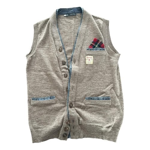 Pre-owned Dsquared2 Wool Vest In Brown