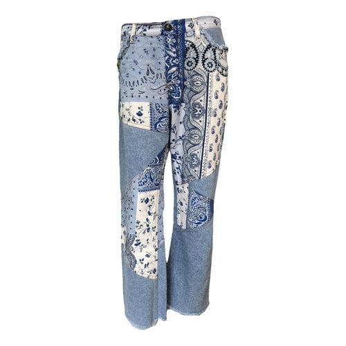 Pre-owned Etro Straight Jeans In Blue