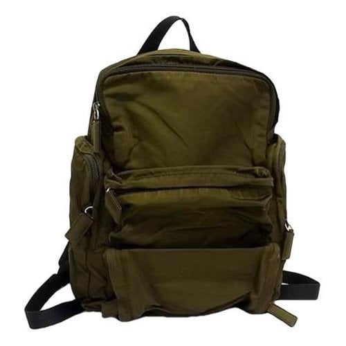 Pre-owned Prada Re-nylon Cloth Backpack In Green