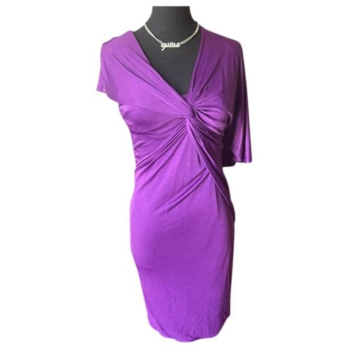 Pre-owned Emanuel Ungaro Dress In Purple