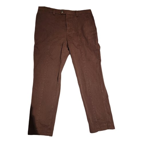 Pre-owned Brunello Cucinelli Trousers In Brown