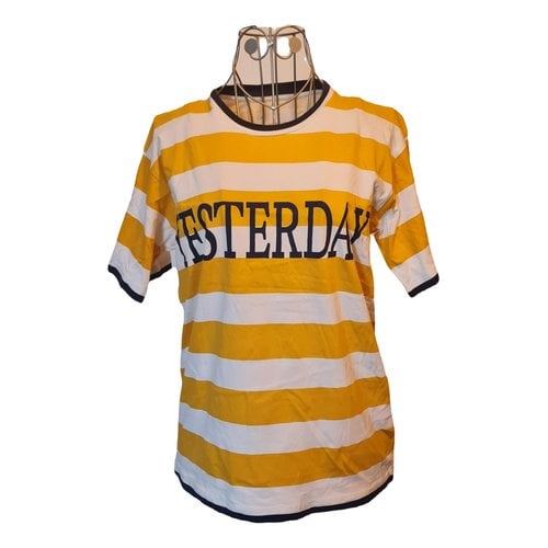 Pre-owned Alberta Ferretti T-shirt In Yellow
