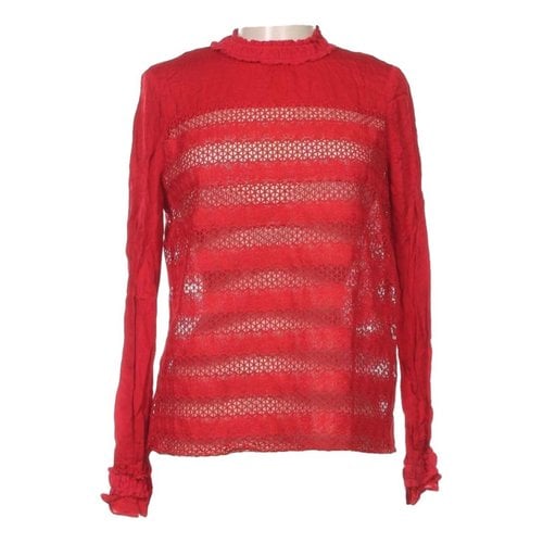 Pre-owned Maje Blouse In Red