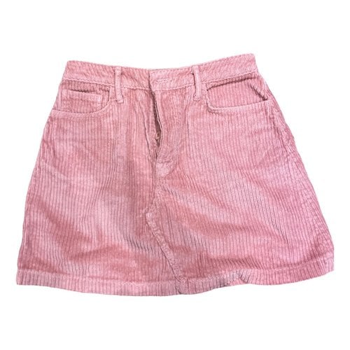 Pre-owned Grlfrnd Mini Skirt In Pink