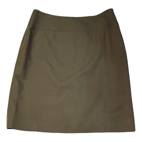 Pre-owned Armani Collezioni Mini Skirt In Green