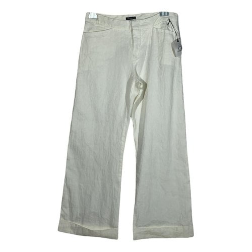 Pre-owned C.p. Company Linen Trousers In Other
