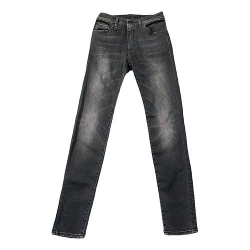 Pre-owned R13 Slim Jeans In Black