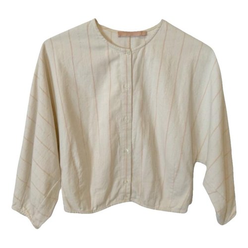 Pre-owned Brock Collection Blouse In White