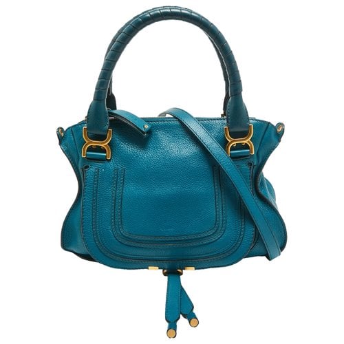 Pre-owned Chloé Leather Satchel In Blue