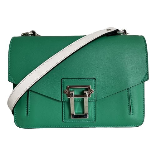 Pre-owned Proenza Schouler Hava Leather Handbag In Green