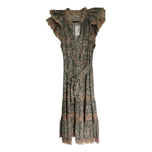 Pre-owned Ulla Johnson Maxi Dress In Green