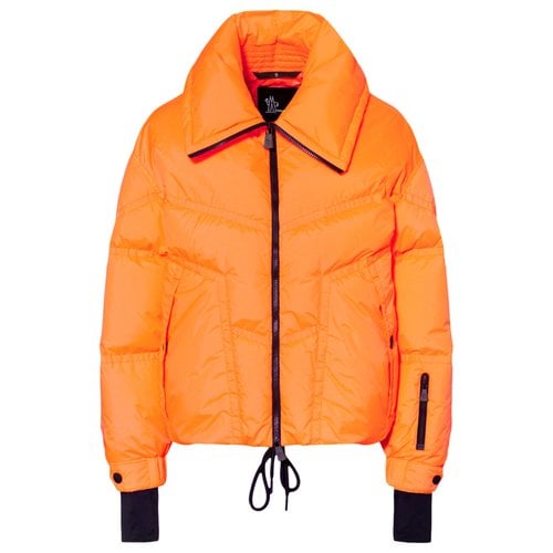 Pre-owned Moncler Jacket In Orange