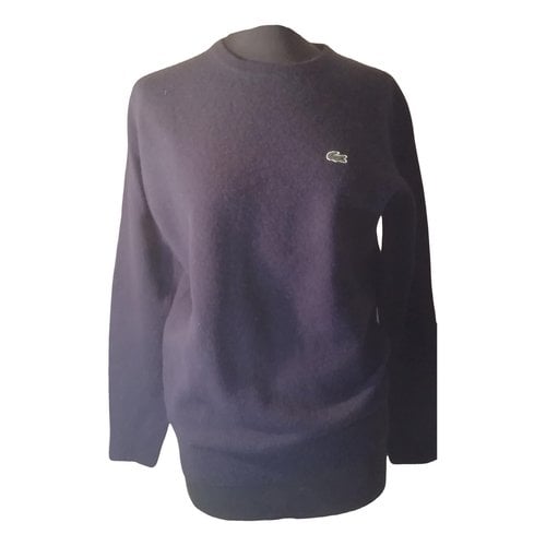 Pre-owned Lacoste Wool Jumper In Blue