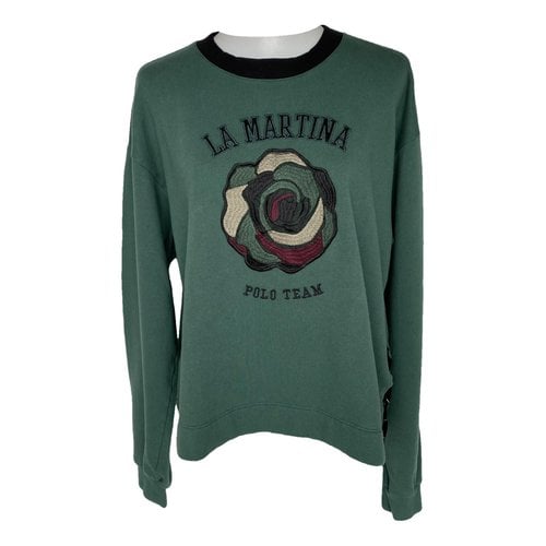 Pre-owned La Martina Jumper In Turquoise