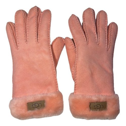 Pre-owned Ugg Leather Gloves In Other