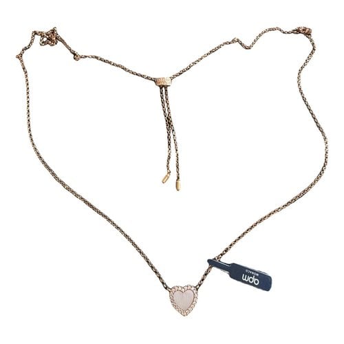 Pre-owned Apm Monaco Pink Gold Necklace