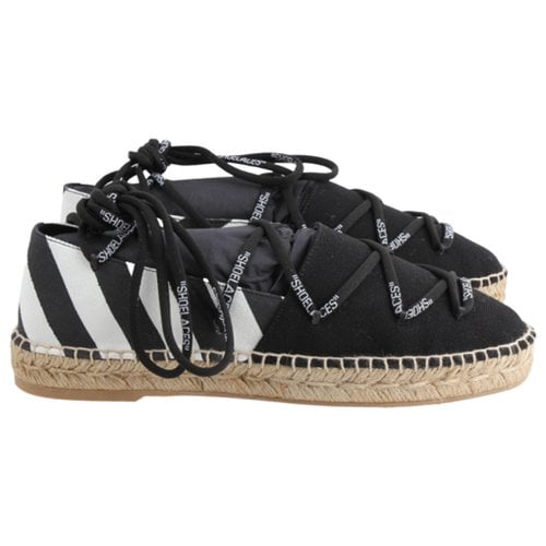 Pre-owned Off-white Cloth Espadrilles In Multicolour
