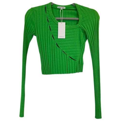 Pre-owned Cotton Citizen Jersey Top In Green