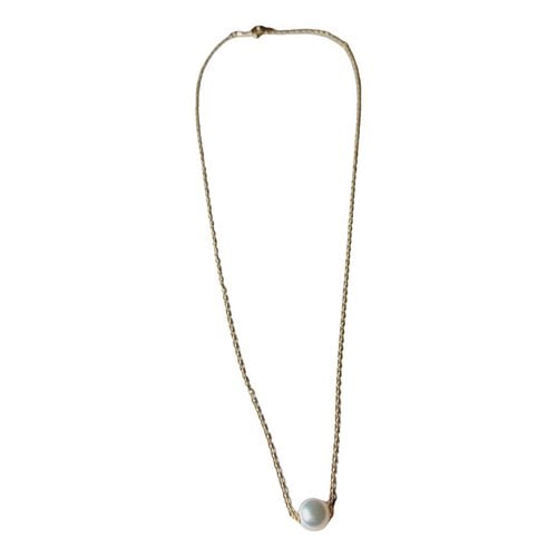 Pre-owned Mikimoto Yellow Gold Pendant