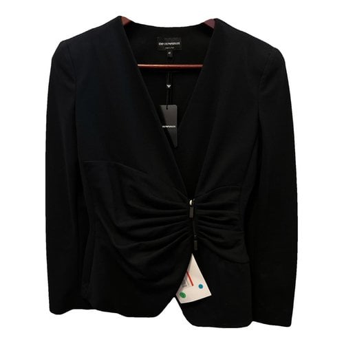 Pre-owned Emporio Armani Suit Jacket In Black