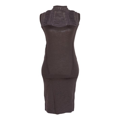 Pre-owned Hoss Intropia Dress In Brown