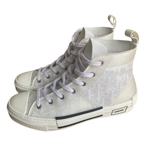 Pre-owned Dior High Trainers In White