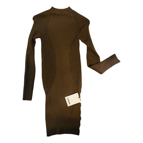 Pre-owned Jacquemus Mini Dress In Brown