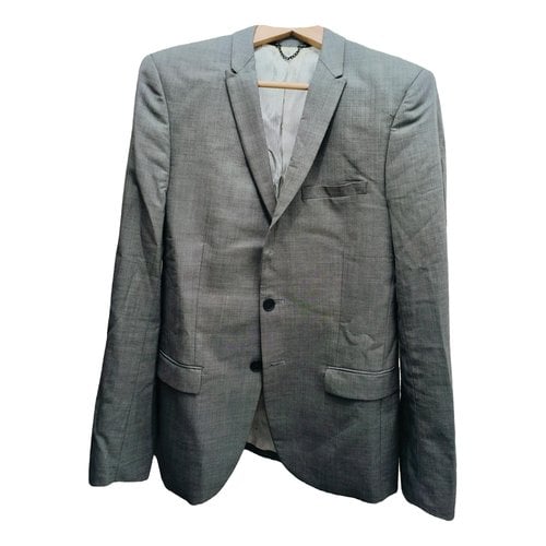 Pre-owned Sandro Spring Summer 2019 Wool Vest In Grey