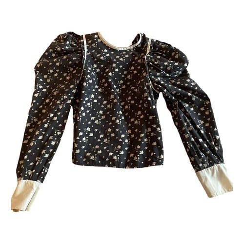 Pre-owned Isabel Marant Blouse In Navy