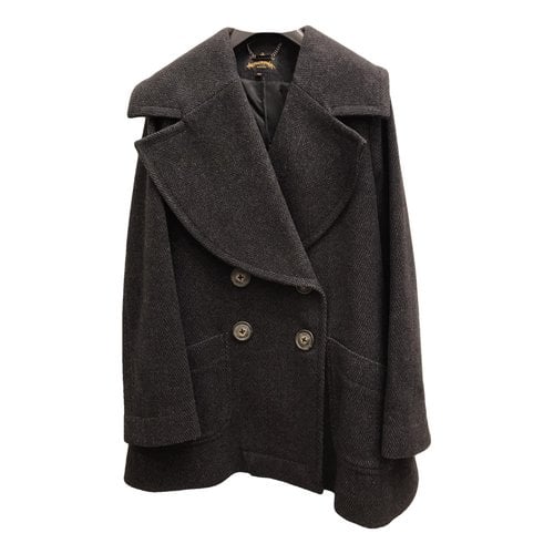 Pre-owned Vivienne Westwood Anglomania Wool Coat In Grey