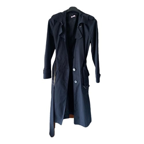 Pre-owned Max & Co Trench Coat In Blue