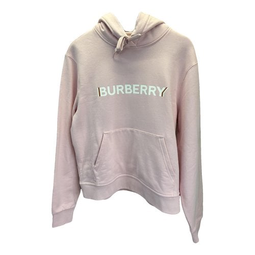 Pre-owned Burberry Sweatshirt In Pink