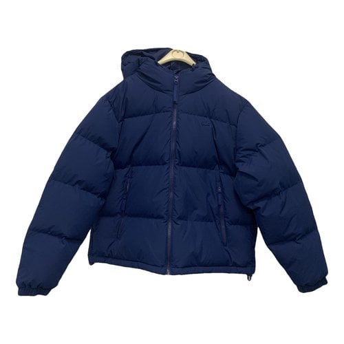 Pre-owned Lacoste Coat In Navy