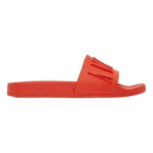Pre-owned Amiri Sandals In Red