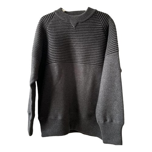 Pre-owned Jil Sander Wool Pull In Grey