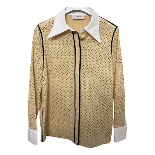 Pre-owned Tory Burch Shirt In Beige
