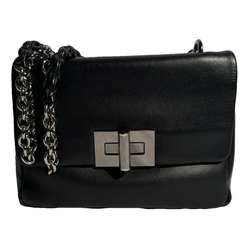 Pre-owned Tom Ford Natalia Leather Bag In Black