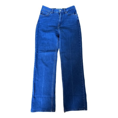 Pre-owned Tomorrow Straight Jeans In Blue
