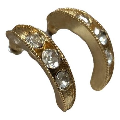 Pre-owned Oscar De La Renta Earrings In Gold