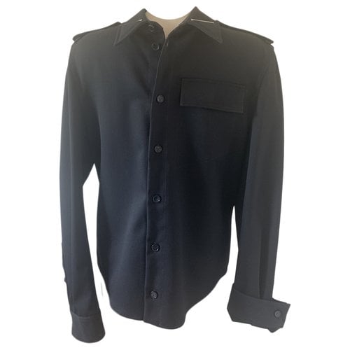 Pre-owned Bottega Veneta Wool Shirt In Black