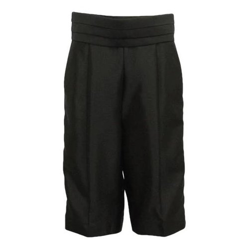Pre-owned Zimmermann Silk Trousers In Black