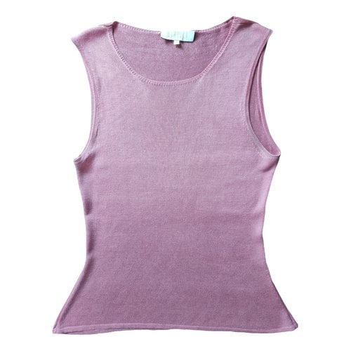 Pre-owned Marella Silk Vest In Pink