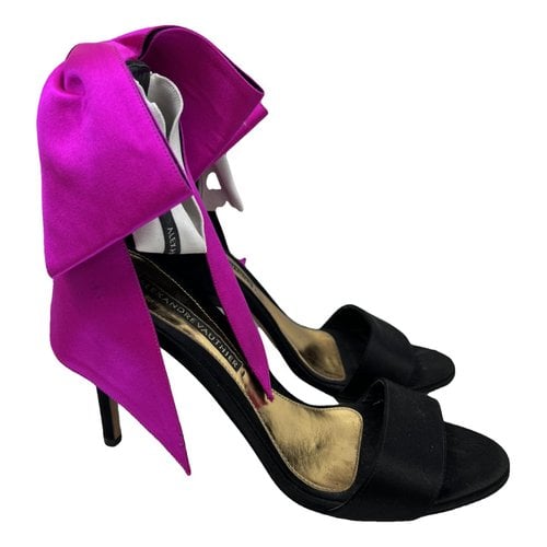 Pre-owned Alexandre Vauthier Cloth Sandal In Multicolour