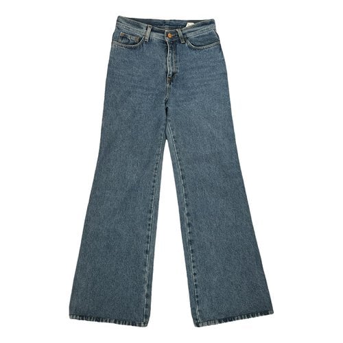 Pre-owned Rodebjer Straight Jeans In Blue
