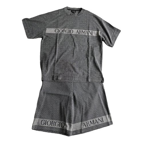 Pre-owned Giorgio Armani Shorts In Grey