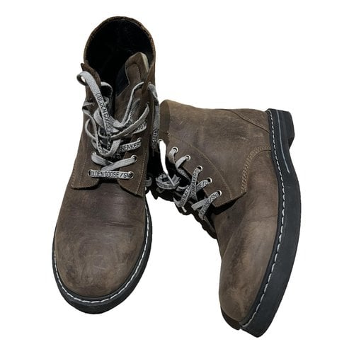 Pre-owned Golden Goose Boots In Brown