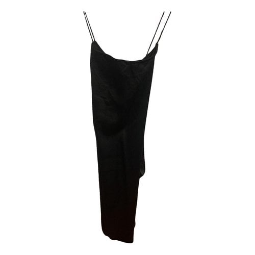Pre-owned 8 By Yoox Maxi Dress In Black
