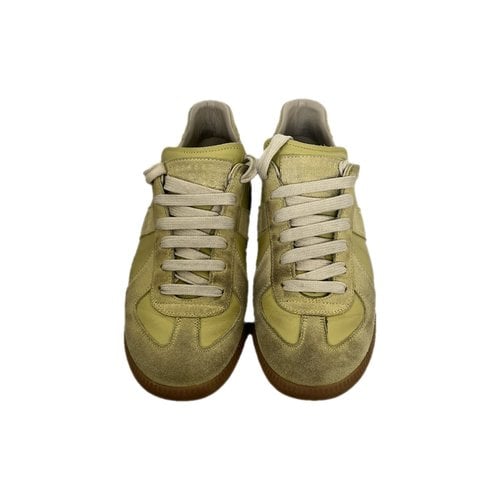 Pre-owned Maison Margiela Trainers In Green