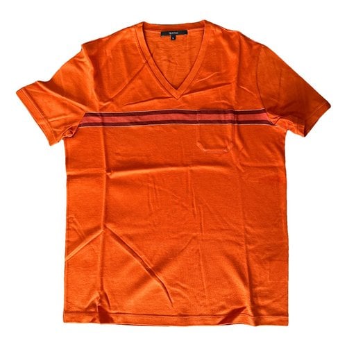Pre-owned Gucci T-shirt In Orange