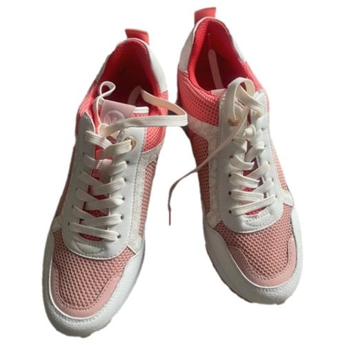 Pre-owned Michael Kors Cloth Trainers In Red
